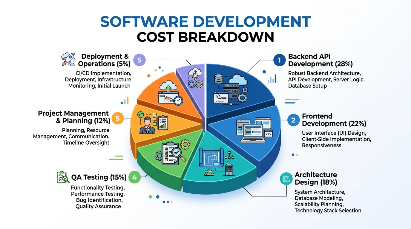 Custom Software Development Cost Breakdown