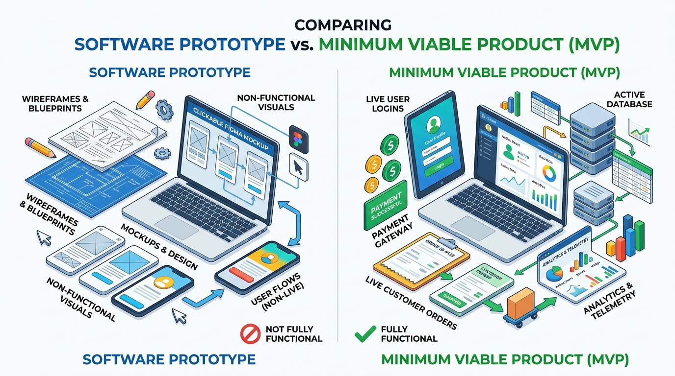 What Is The Difference Between A Software Prototype And An Mvp?