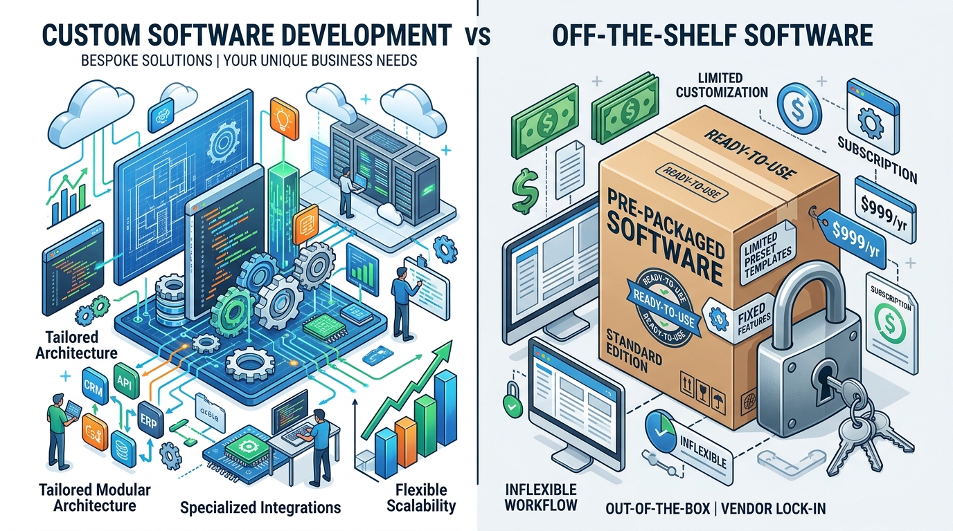 What Is The Difference Between Custom Software And Off-the-shelf Software?